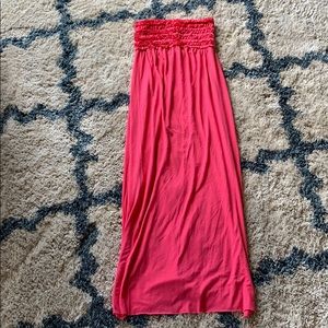 Tube Top Maxi Swim Coverup